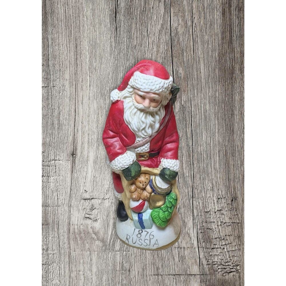 Vintage Christmas Eve Limited Edition Porcelain Santa 1876 Russia Reproduction